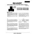 SHARP SYSTEMW45H Manual de Servicio