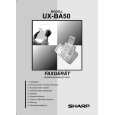 SHARP UXBA50 Manual de Usuario