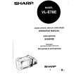 SHARP VL-E78E Manual de Usuario