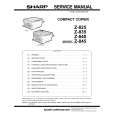 SHARP Z835 Manual de Servicio