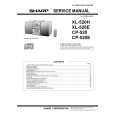 SHARP XL520H Manual de Servicio