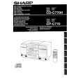 SHARP CDC770H Manual de Usuario