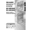 SHARP DVHR300F Manual de Usuario