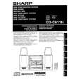 SHARP CDC611H Manual de Usuario