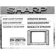 SHARP DV25071S Manual de Usuario