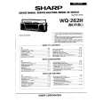 SHARP WQ262HR Manual de Servicio