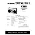 SHARP GF616H Manual de Servicio