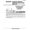 SHARP XG3900E Manual de Servicio