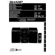 SHARP XL12H Manual de Usuario