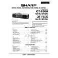 SHARP QTF60H/E Manual de Servicio