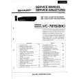SHARP VC781S/BK Manual de Servicio
