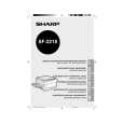 SHARP SF2218 Manual de Usuario