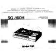 SHARP SG160H Manual de Usuario