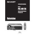 SHARP PGM17X Manual de Usuario