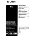 SHARP VC-682SH Manual de Usuario
