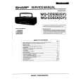 SHARP WQCD55X Manual de Servicio