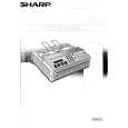 SHARP FO210 Manual de Usuario