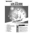 SHARP UXCC500 Manual de Usuario