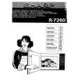 SHARP R7260 Manual de Usuario