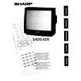 SHARP 54DS02S Manual de Usuario
