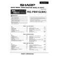 SHARP RGF841G Manual de Servicio