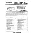 SHARP XV315P Manual de Servicio