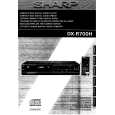 SHARP DXR700H Manual de Usuario
