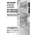 SHARP DVHR350S Manual de Usuario