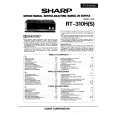 SHARP RT310H/S Manual de Servicio