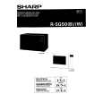 SHARP R5G50 Manual de Usuario