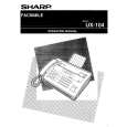 SHARP UX104 Manual de Usuario