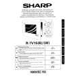 SHARP R7V15 Manual de Usuario
