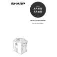SHARP AR650 Manual de Usuario