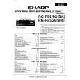 SHARP RGF852E Manual de Servicio