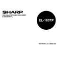 SHARP EL1607P Manual de Usuario