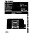 SHARP CDS450H Manual de Usuario