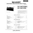 SHARP QT247Y Manual de Servicio