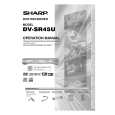 SHARP DVSR45U Manual de Usuario