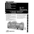 SHARP CDC477H Manual de Usuario