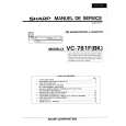 SHARP VC781F/BK Manual de Servicio