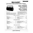 SHARP WQT252E Manual de Servicio