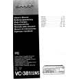 SHARP VC381 Manual de Usuario