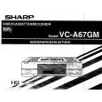 SHARP VC-A67GM Manual de Usuario