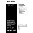 SHARP VC-693SH Manual de Usuario
