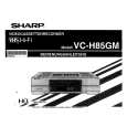 SHARP VCH85GM Manual de Usuario