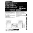 SHARP MDMX20H Manual de Usuario