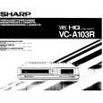 SHARP VC-A103R Manual de Usuario