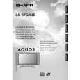 SHARP LC37GA4E Manual de Usuario