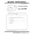 SHARP AJ2100 Manual de Servicio