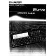 SHARP PCE500 Manual de Usuario
